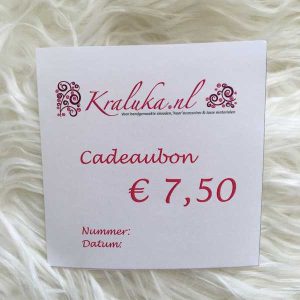 Cadeaubon € 7,50