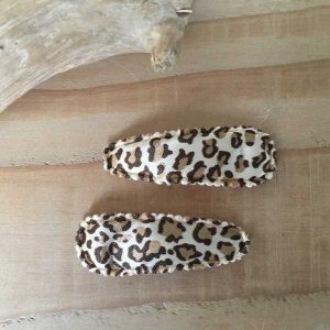 Haarknipjes 5cm panterprint