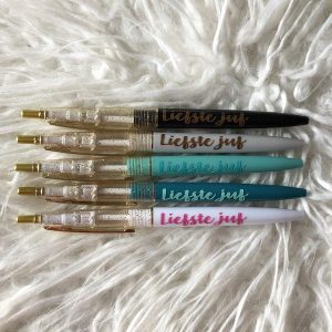 Pen "Liefste juf" willekeurige kleur