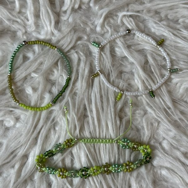 Setje van 3 armbandjes "groen" - Afbeelding 2